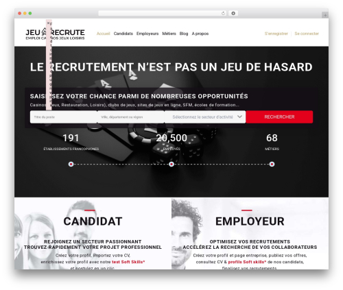 Careerfy WordPress theme - jeu-recrute.fr