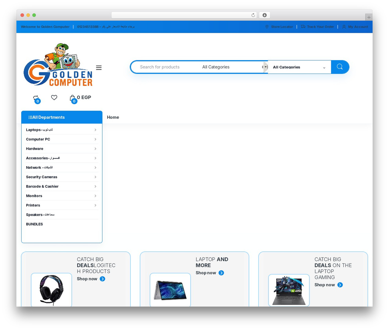 Electro WordPress theme - goldencomputer.net