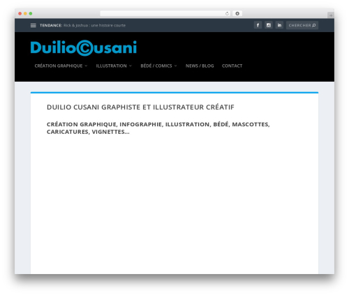 Extra best WordPress theme - duilio-cusani.com