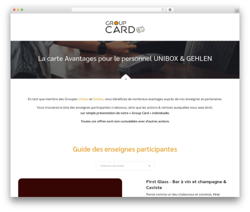 InterMills Group theme WordPress - groupcard.shop