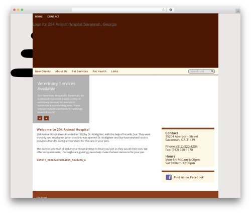 Lifelearn (Theme 7) theme WordPress - 204animalhospital.com