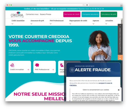 Maestro theme WordPress - www.credixia.com