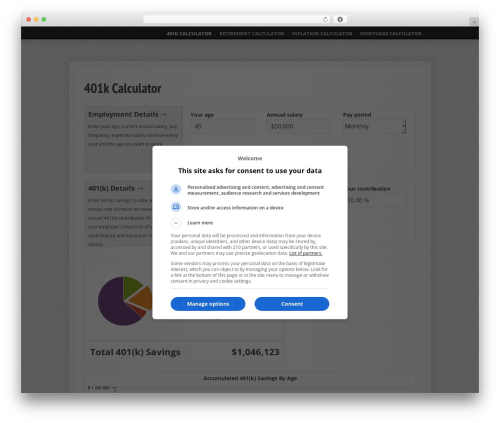 Zilla shortcodes WordPress plugin - 401kcalculator.net