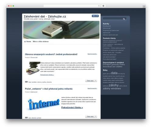 proSlate WordPress theme - zalohujte.cz
