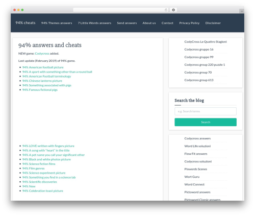 Responsive Deluxe WordPress theme - 94cheats.com Responsive Deluxe WordPress theme - 94cheats.com