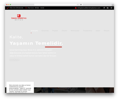 Theme WordPress Corzo - ismaildemirtasbeton.com