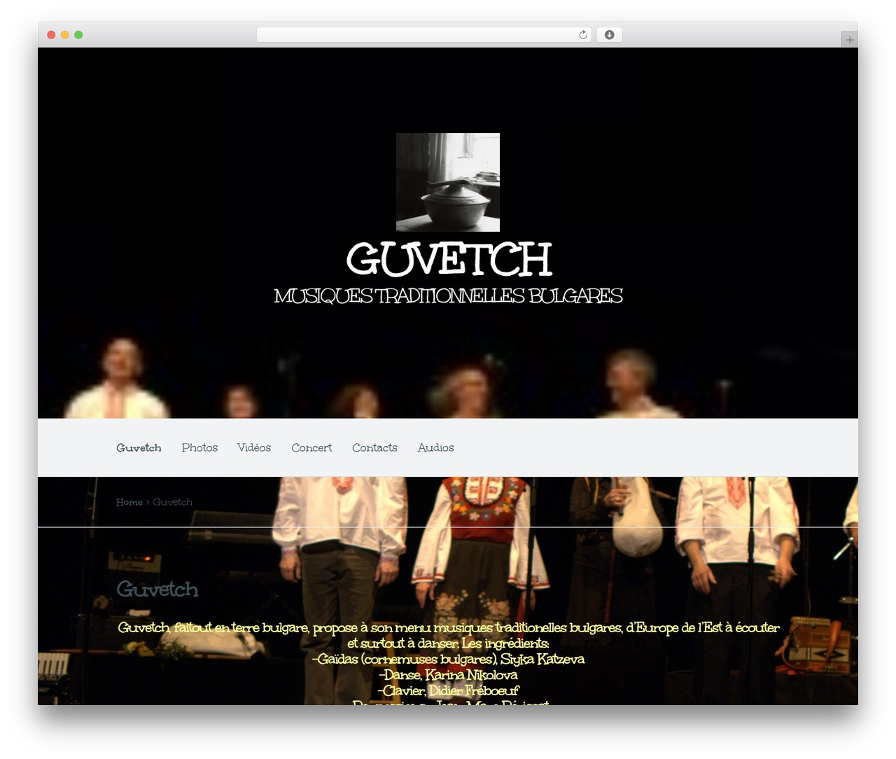 Theme WordPress Harmony - guvetch.fr
