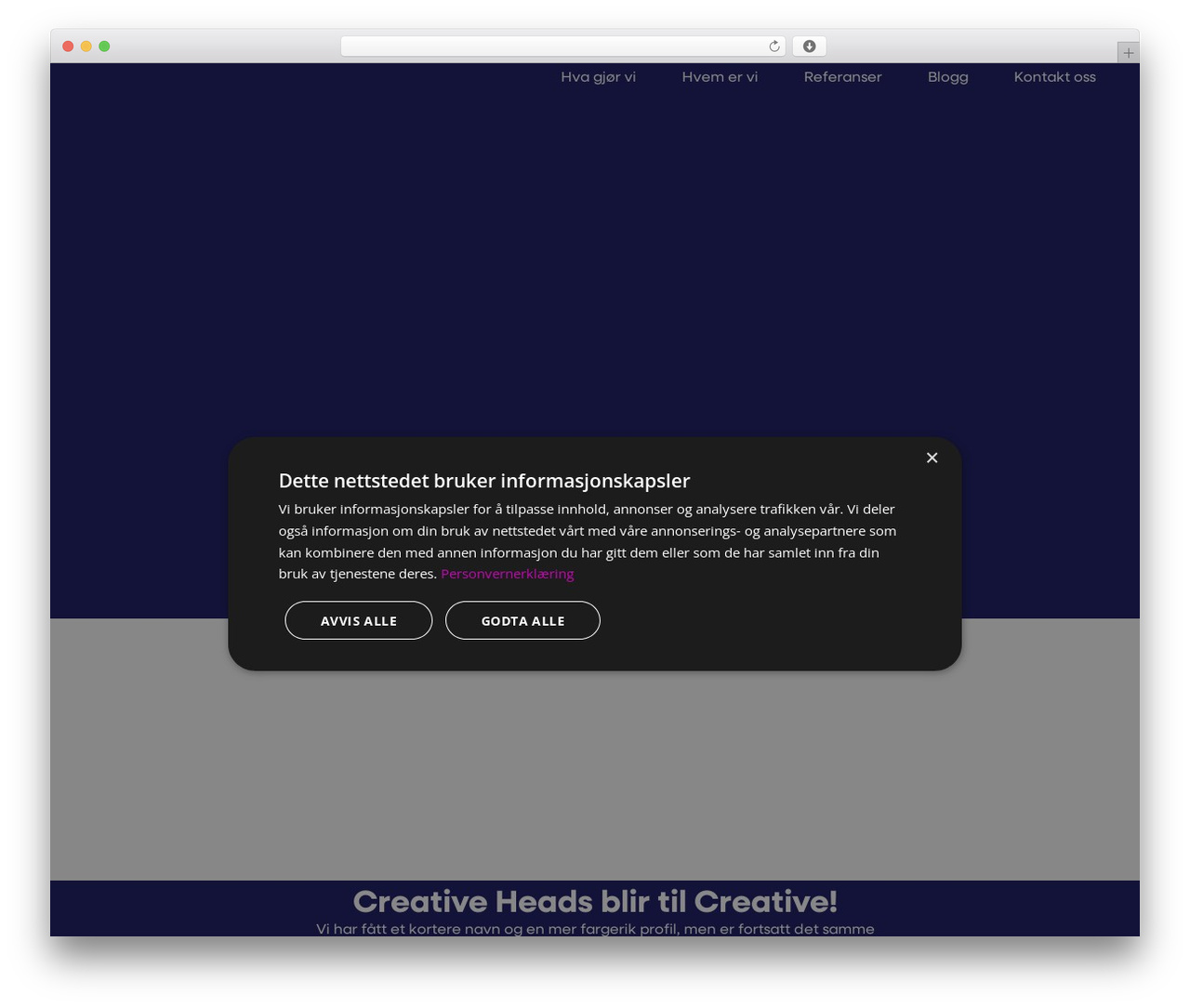 Theme WordPress Hello Elementor Child - creative.no