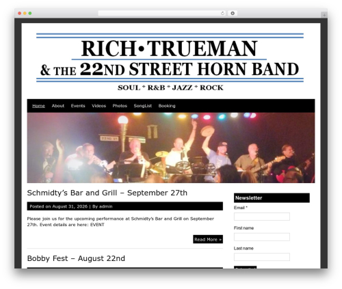 Theme WordPress SimplyBlack - 22ndstreethornband.com