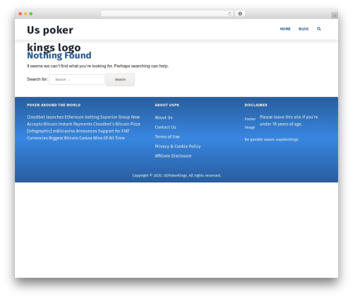 Theme WordPress USPokerKings - uspokerkings.com