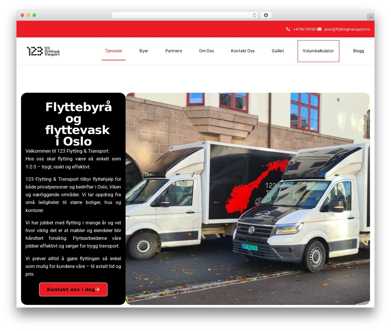 Transida Child top WordPress theme - flyttingtransport.no