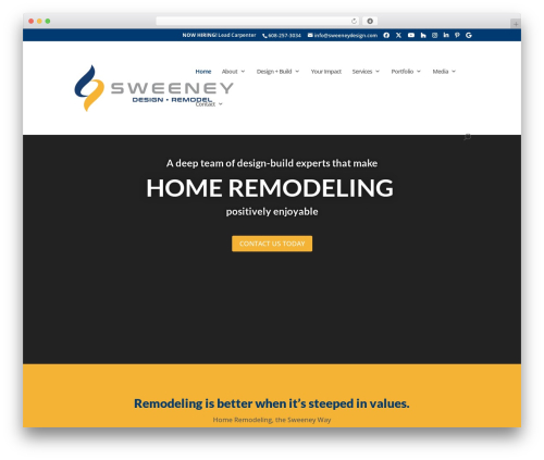 Divi breadcrumbs module WordPress plugin - sweeneydesign.com