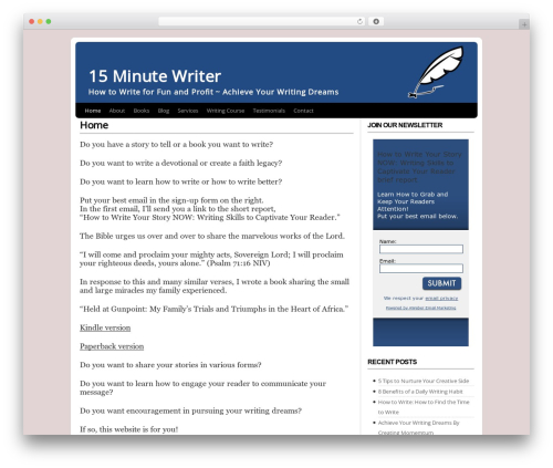 FeedBurner Footer SlideUp (feedburner-footer-slideup) free WordPress plugin - 15minutewriter.com