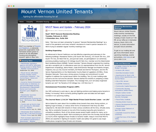 WordPress theme Eximius - mvut.org
