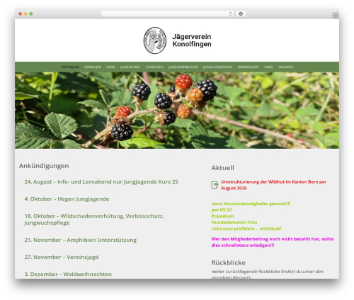 WordPress theme flextiger_theme1 - jvkonolfingen.ch