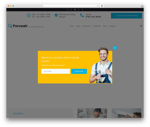 WordPress theme Forceair - ld-wp73.template-help.com/wordpress/prod_10766/v2