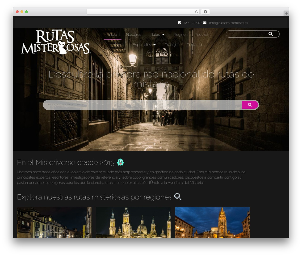 WordPress theme Genesis - rutasmisteriosas.es WordPress theme Genesis - rutasmisteriosas.es