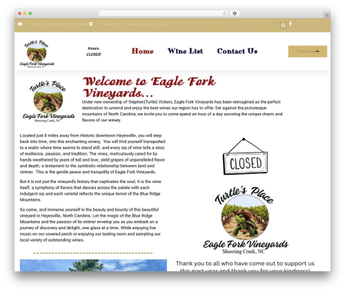 Events block for the events calendar WordPress plugin - eagleforkvineyardsnc.com