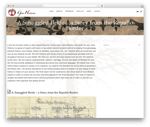WordPress theme Law Practice - genshistoria.com