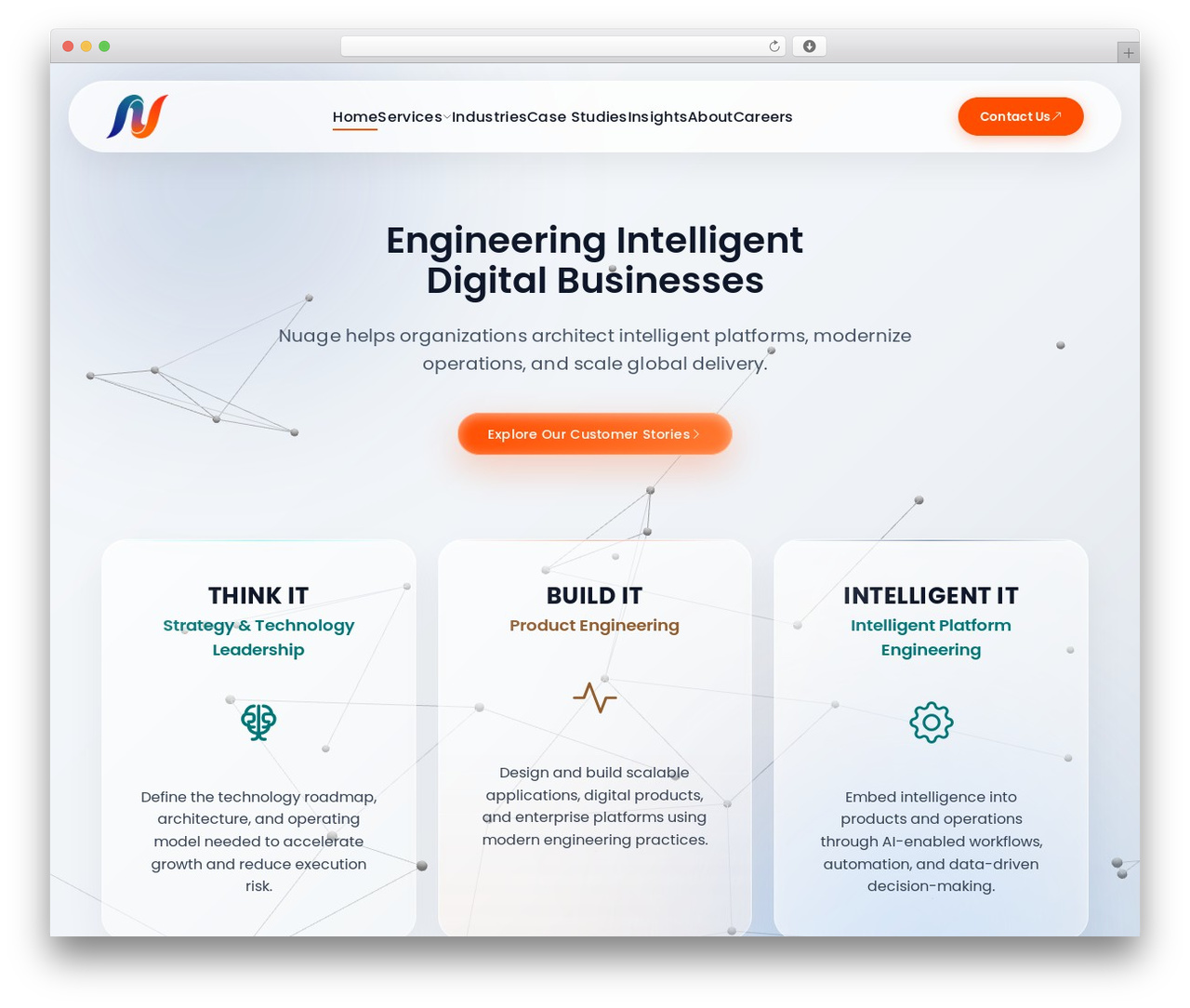 WordPress theme Nuage Theme - nuagebiz.tech