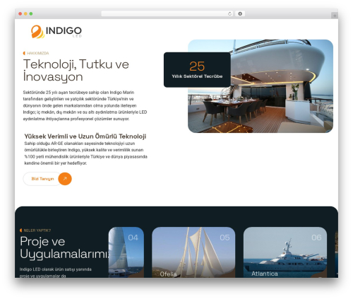 Xinterio WordPress theme design - indigoled.com