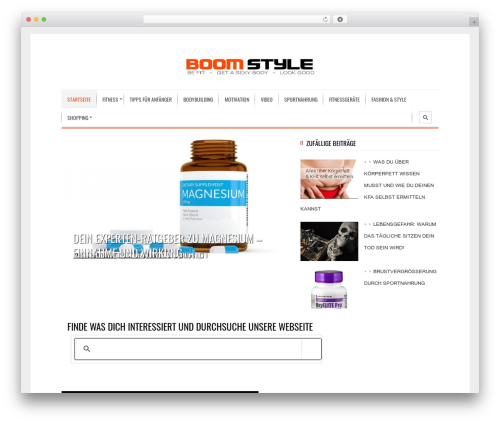 Yourmag WordPress ecommerce theme - boom-style.de