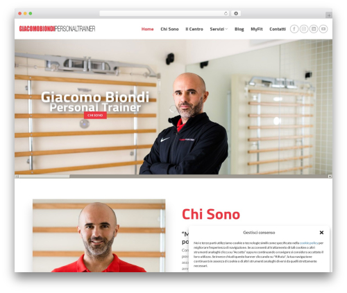 Flatsome fitness WordPress theme - giacomobiondipersonaltrainer.it