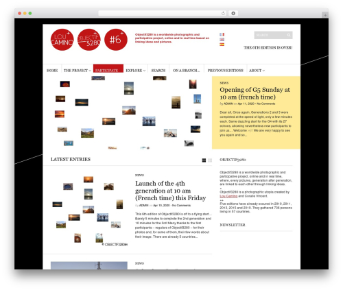 Sight WordPress theme - objectif3280.com