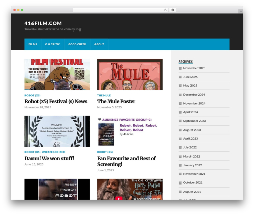 Theme WordPress Rowling - WordPress.com - 416film.com Theme WordPress Rowling - WordPress.com - 416film.com