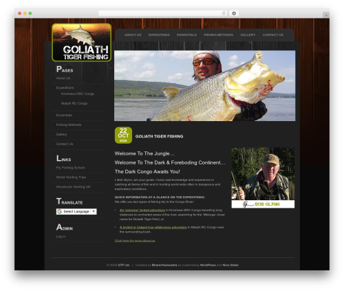 WordPress theme WordPress Theme 1079 - goliathtigerfishing.com