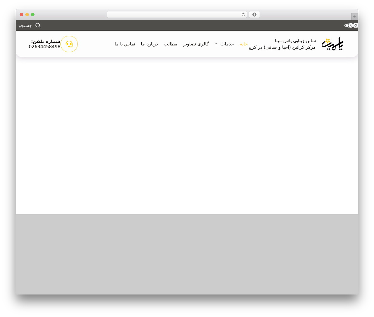 WordPress theme زیبانو - beautyyasmina.com