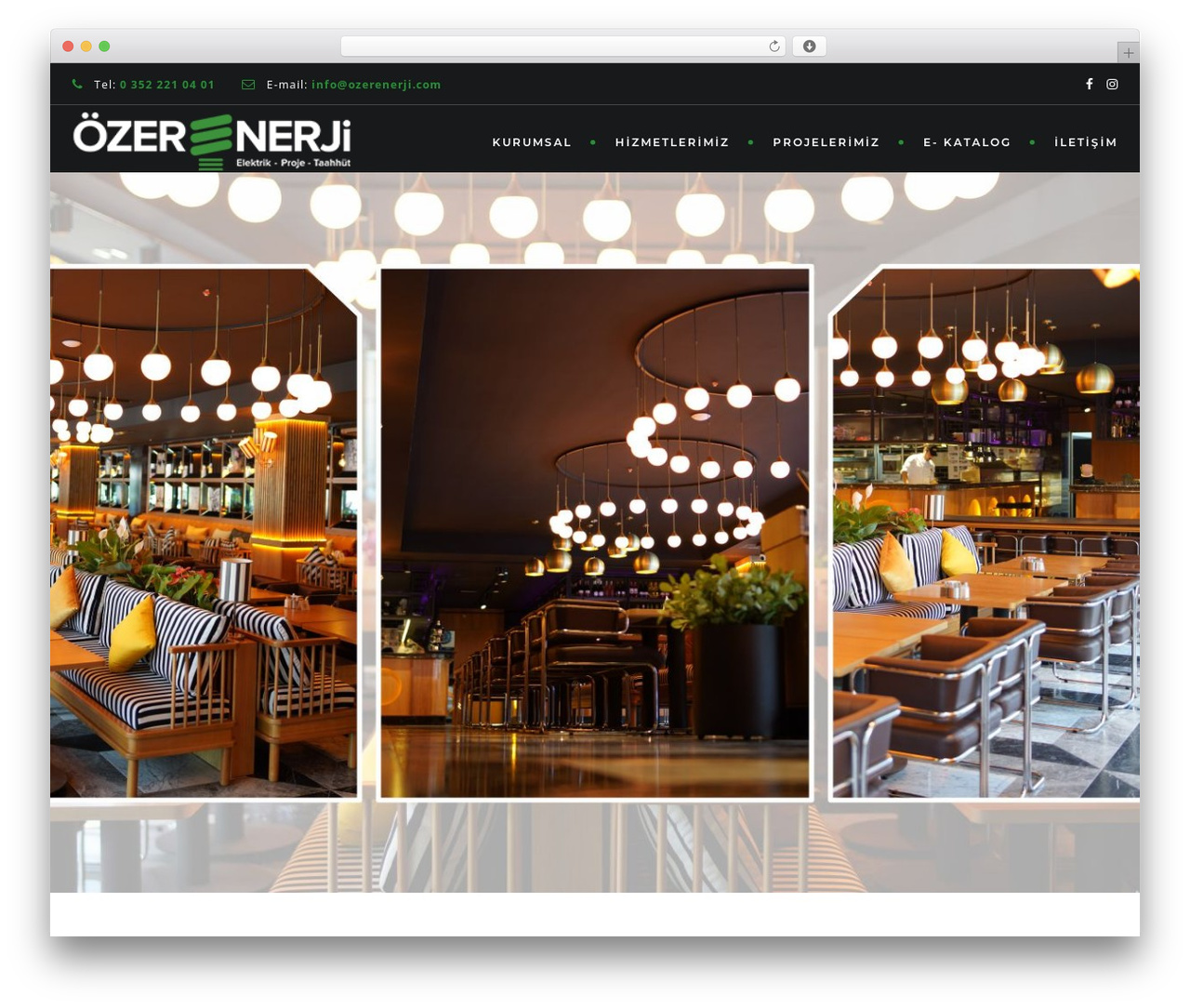Adlive theme WordPress - ozerenerji.com