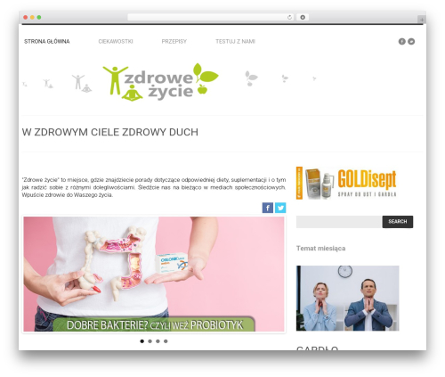 cherry WordPress theme - zdrowezycie.info
