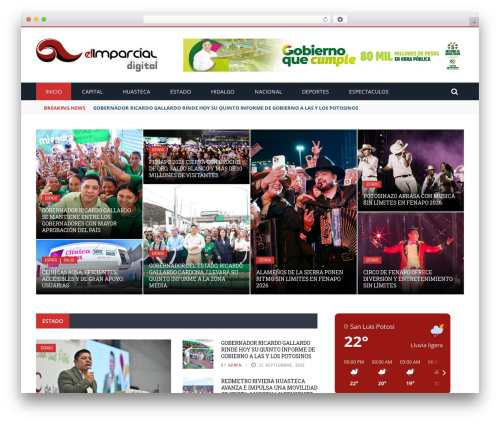 Elfsight weather cc WordPress plugin - imparcialdigital.com