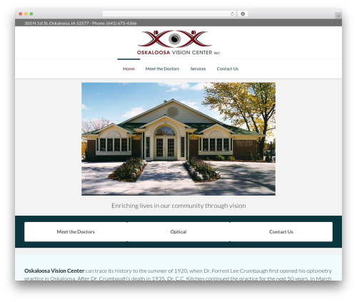 JW Bootstrap theme WordPress - oskaloosavision.com