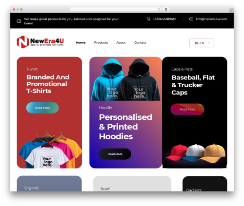 Auxin shop WordPress plugin - newera4u.com