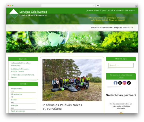 SG Window WordPress theme design - zalie.lv