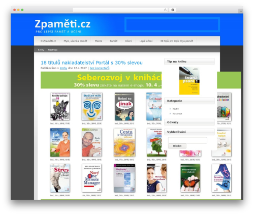 Simplism WordPress theme - zpameti.cz