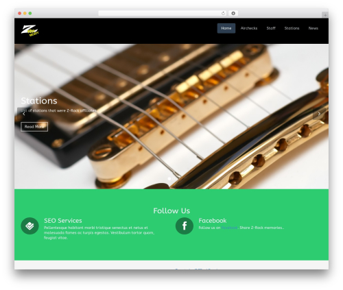 WordPress theme Flat Theme - zrockready.com WordPress theme Flat Theme - zrockready.com