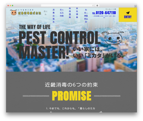 WordPress theme Leapy Loops Theme - kinkishoudoku.co.jp