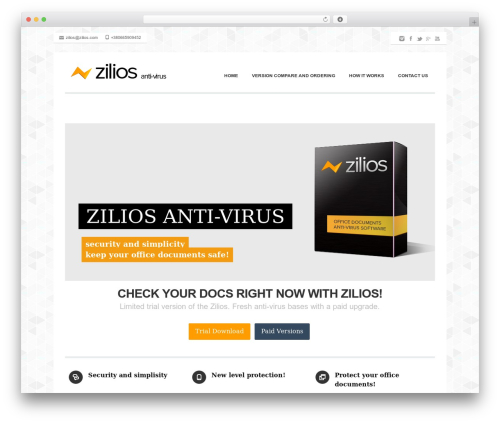 WordPress theme Nomos - zilios.com