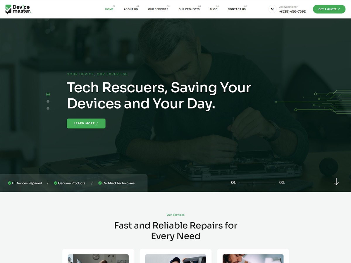 Devicemaster WordPress gallery theme Devicemaster WordPress gallery theme