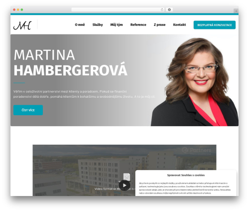 Envolve WordPress theme - hambergerova.cz