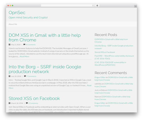Flat Bootstrap theme WordPress free - opnsec.com Flat Bootstrap theme WordPress free - opnsec.com