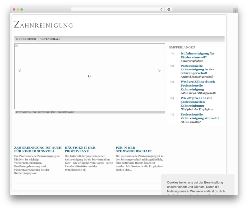 Drsup admanager WordPress plugin - zahnreinigung.net