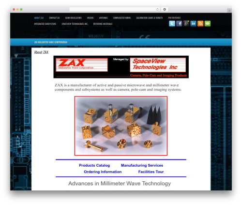 TechRoom theme WordPress - zaxmmw.com