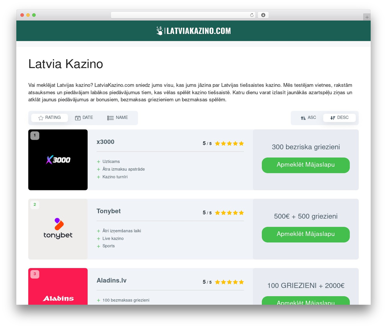 Theme WordPress GeneratePress - latviakazino.com
