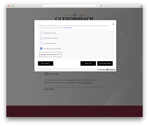 Theme WordPress Glendronach - glendronachdistillery.com