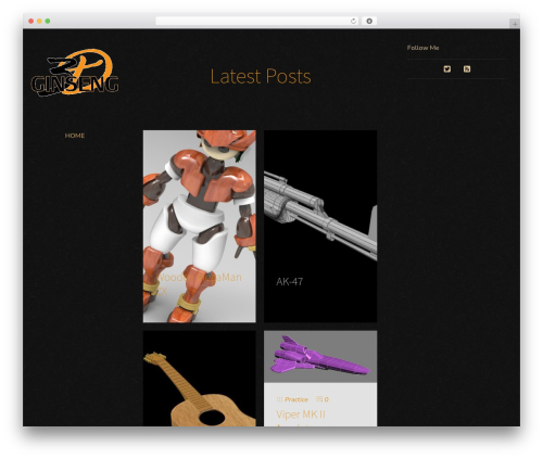 Theme WordPress Sleek - 3dginseng.com