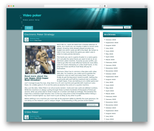 Theme WordPress Under the Sea - goldenpalaceinc.com